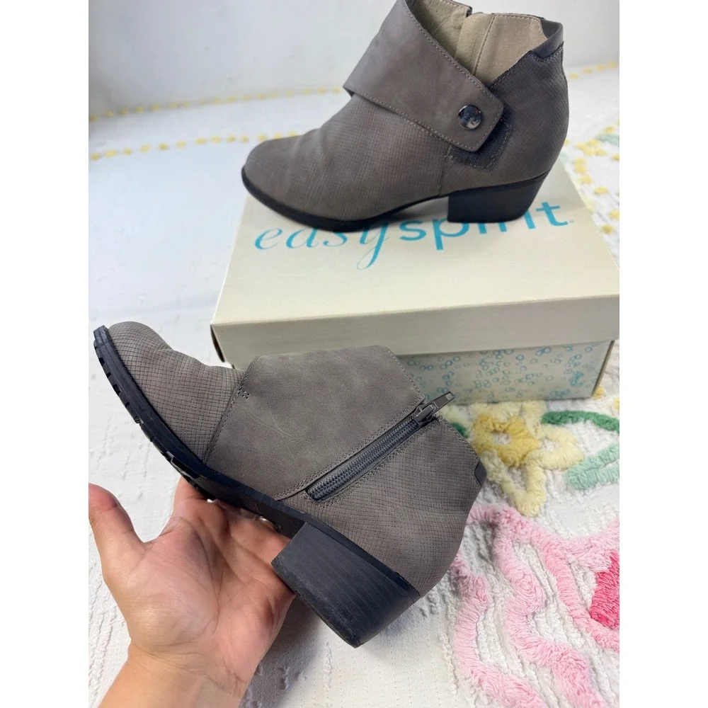 JBU by Jambu Cassidy Ankle Boots Womens 6.5M Gray Vegan‎ Memory Foam